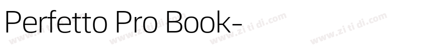 Perfetto Pro Book字体转换